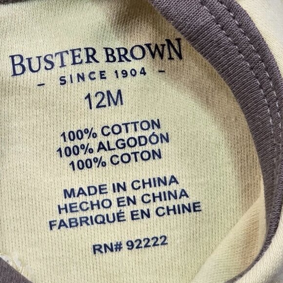 Buster Brown Safari Romper | Baby Explorer Outfit | Sizes 12M–24M | NWT - Picture 5 of 7